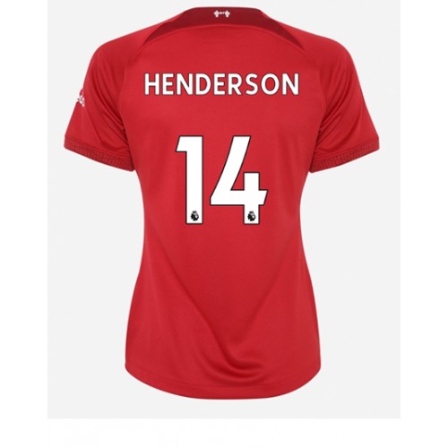 Dres Liverpool Jordan Henderson #14 Domaci za Žensko 2022-23 Kratak Rukav
